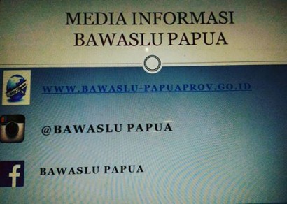 BAWASLU PAPUA LAUNCHING WEBSITE 