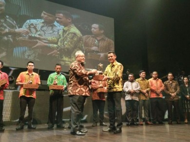Tim Gakkumdu Kabupaten Jayapura Raih Penghargaan Gakkumdu Terbaik se-Indonesia.

