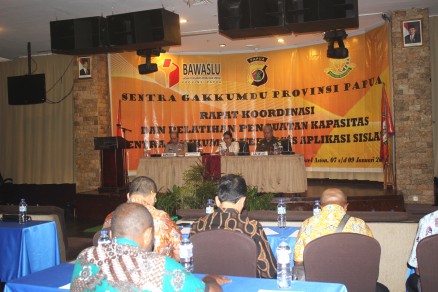 Bawaslu Papua Gelar Rakor Sentra Gakkumdu