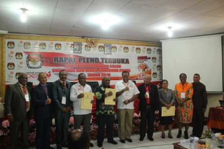 BAWASLU KAWAL PENETAPAN PASANGAN CALON GUBERNUR PAPUA