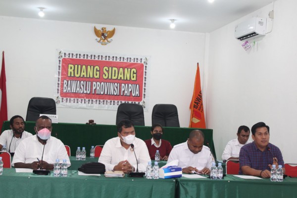 Pelatihan Penyidikan untuk Klarifikasi Penanganan Dugaan Pelanggaran Pemilu dilakukan Bawaslu Papua kepada Bawaslu Kabupaten/Kota Se-Provinsi Papua