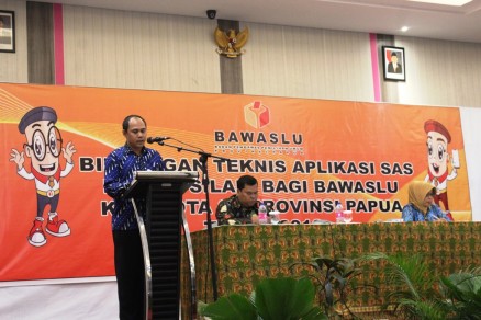 Bawaslu Papua Melaksanakan Bimbingan Teknis Aplikasi SAS Modul Silabi Tahun 2018