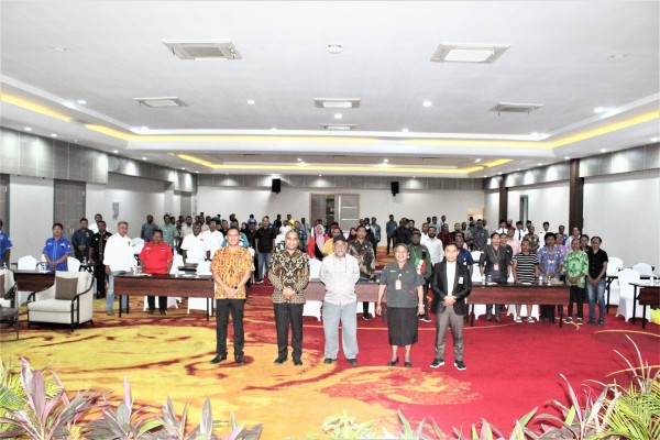Bawaslu Provinsi Papua selenggarakan kegiatan Sosialisasi Penyelesaian Sengketa Proses Pemilu dan Penanganan Pelanggaran Pemilu