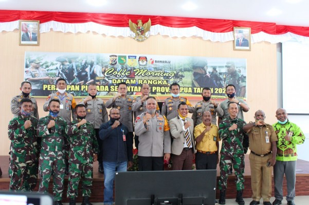 BAWASLU PAPUA HADIRI COFFE MORNING DALAM RANGKA PERSIAPAN PILKADA TAHUN 2020