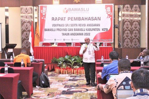 Bawaslu Provinsi Papua Percepat Pengelolaan Anggaran Bawaslu Kabupaten / Kota di Provinsi Papua