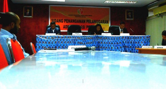 BAWASLU PAPUA GELAR SIDANG PERDANA PENANGANAN PELANGGARAN ADMINISTRASI PEMILU