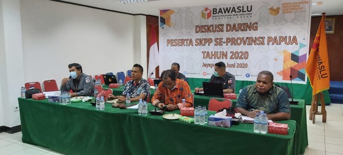 SEKOLAH KADER PENGAWASAN PARTISIPATIF (SKPP) SE-PROVINSI PAPUA, MEMASUKI TAHAPAN DISKUSI DARING