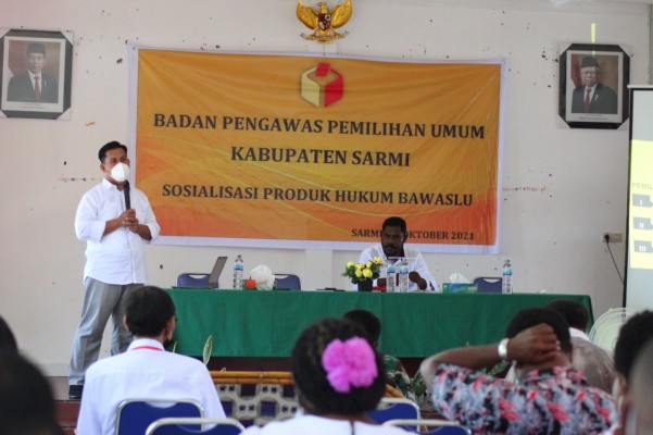 SOSIALISASI PRODUK HUKUM BAWASLU JELANG PEMILU DAN PILKADA SERENTAK 2024