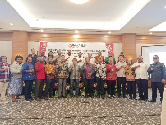Jaga Kualitas Demokrasi, Bawaslu Provinsi Papua Susun Pedoman pengawasan Pemilihan Sistem Noken