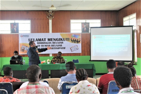 Bawaslu Provinsi Papua hadiri Launching "Rumah Belajar Pengawas Partisipatif" yang Diinisiasi Oleh Bawaslu Kabupaten Nabire