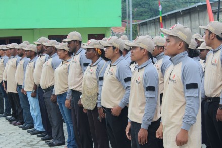 MENUJU 17 APRIL 2019, BAWASLU PAPUA GELAR APEL SIAGA 