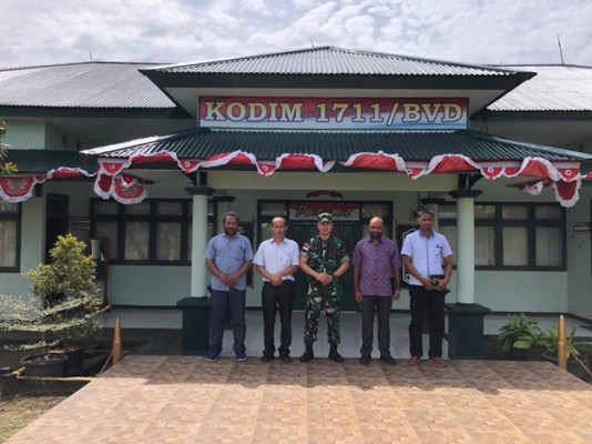 Bawaslu Boven Digoel Laksanakan Kujungan â€œSilahturahmiâ€ ke Dandim 1711 