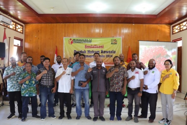 Bawaslu Boven Digoel Sosialisasikan Produk Hukum Bawaslu kepada Parpol