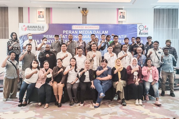 Bawaslu Provinsi Papua Jalin Koordinasi dengan Media Masa demi Gelorakan Semangat Pengawasan Partisipatif