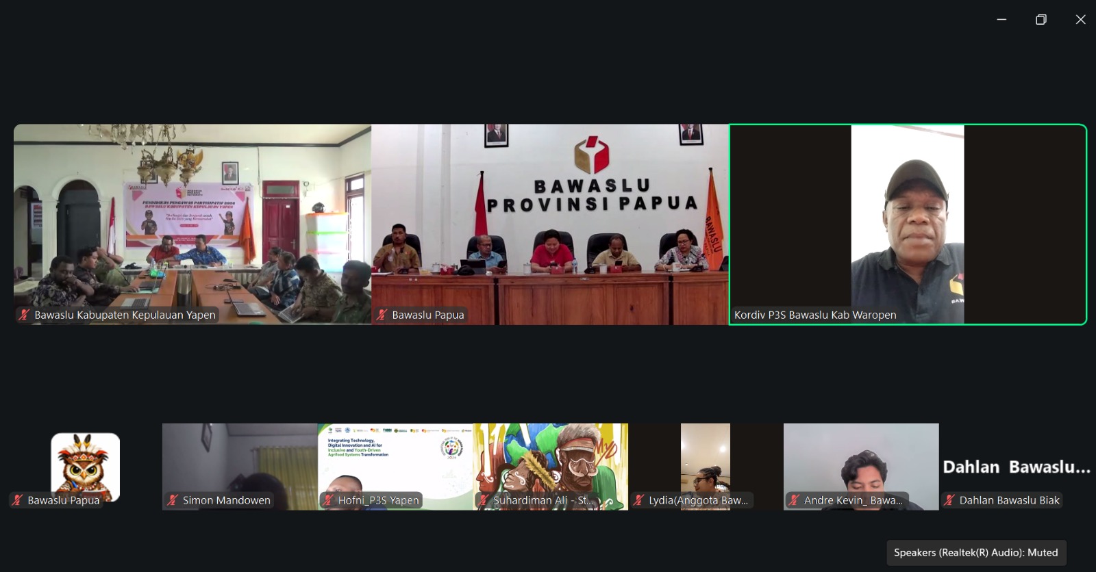 Divisi P2H Bawaslu Papua Gelar Rakor Persiapan P2P