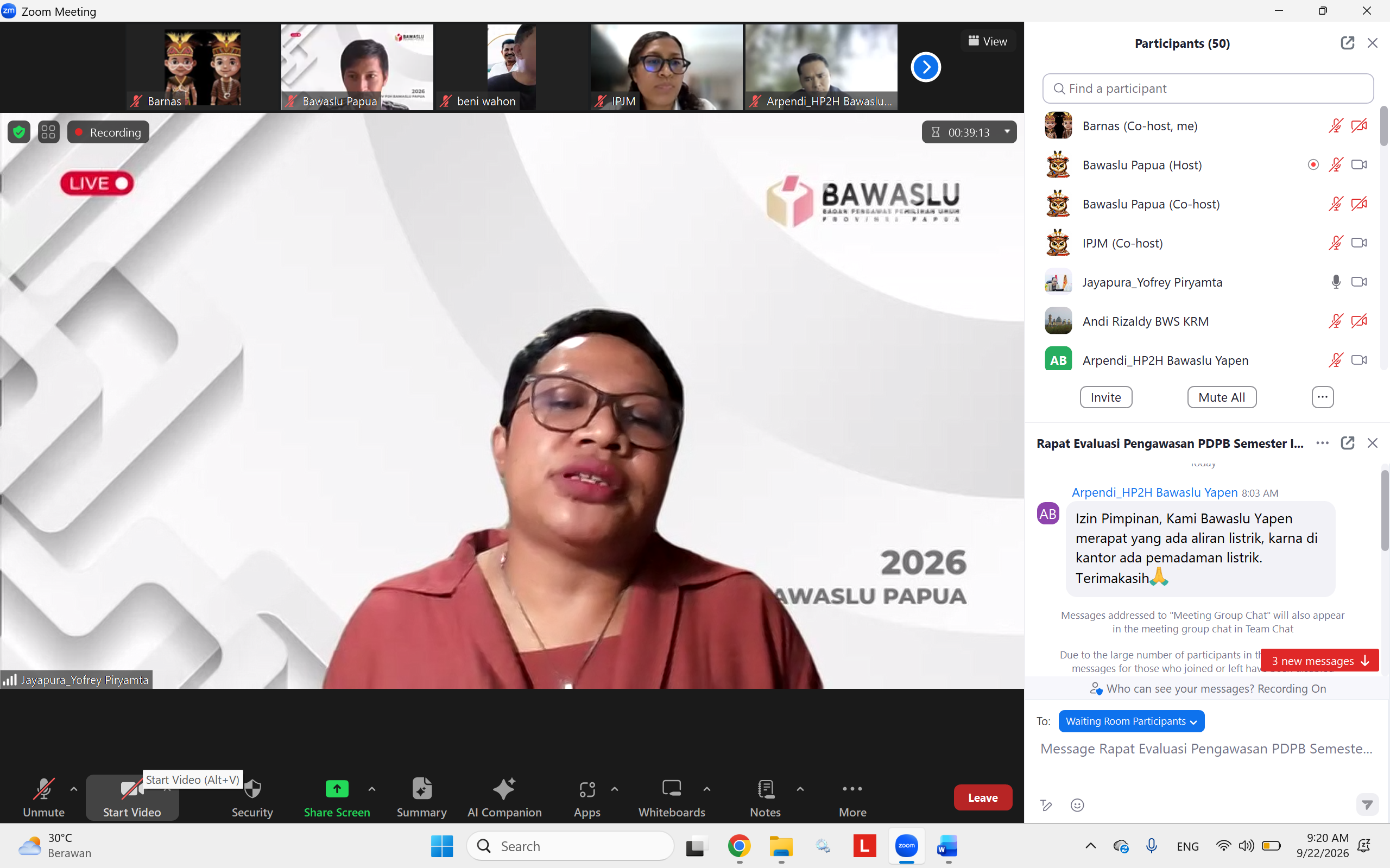 Pemutakhiran Data Pemilih Berkelanjutan (PDPB) Semester I Tahun 2026 