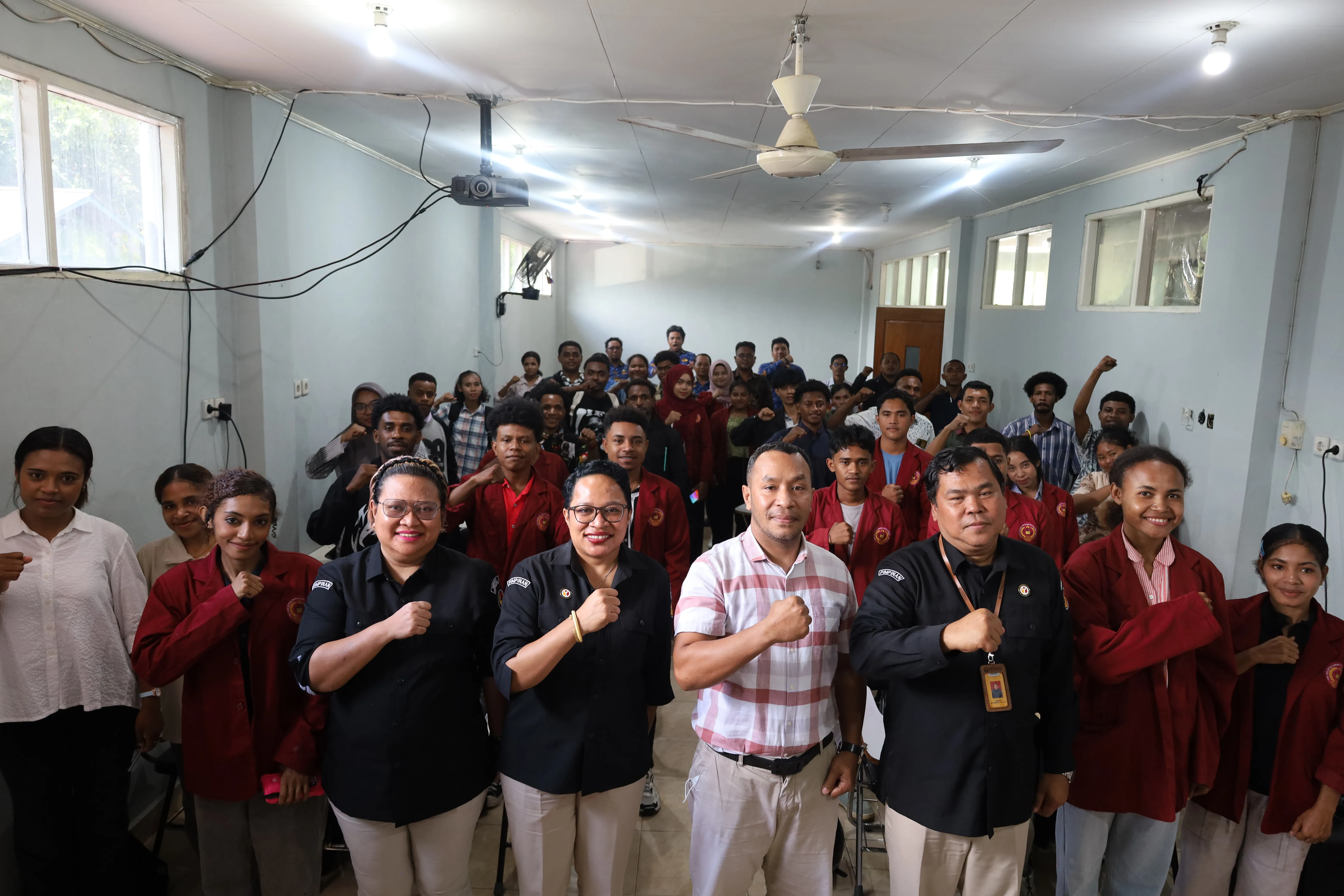 Bawaslu Papua Goes to Campus hadir di Universitas Sepuluh Nopember Jayapura.