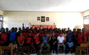 Bawaslu Gelar Sosialisasi Pengawasan Partisipatif di SMA Negeri Karubaga.