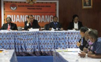 DKPP GELAR SIDANG KEDUA DENGAN TERADU KETUA PANWASLU KABUPATEN JAYAPURA 