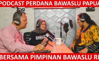 Bawaslu Papua Launching Studio dan Podcast Bawaslu Provinsi Papua