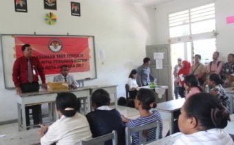 Tes Tertulis Calon Anggota Panwas Kecamatan Se- Kota Jayapura
