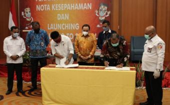 AJAK KAUM PELAJAR MENINGKATKAN KUALITAS DEMOKRASI, BAWASLU PAPUA TEKEN MOU DENGAN DINAS PENDIDIKAN