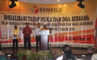 Bawaslu Papua gelar sosialisasi dan doa bersama