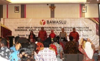 BAWASLU GELAR RAPAT KERJA TEKNIS PENANGANA PELANGGARAN DI PAPUA