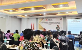 Bawaslu Provinsi Papua Pupuk Moral dan Etika serta Tingkatkan Pengetahuan Tata Kerja dan Pola Hubungan Jajaran Pandis di kabupaten Mimika