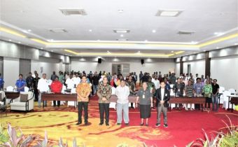 Bawaslu Provinsi Papua selenggarakan kegiatan Sosialisasi Penyelesaian Sengketa Proses Pemilu dan Penanganan Pelanggaran Pemilu