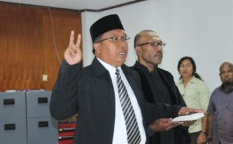 BAWASLU LANTIK PAW ANGGOTA PANWAS KOTA JAYAPURA