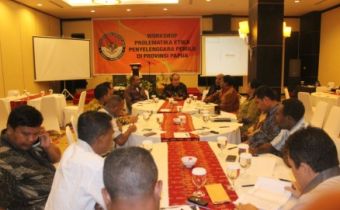 MENJELANG  TUNGSURA BAWASLU PAPUA MELAKSANAKAN WORKSHOP