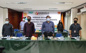 BAWASLU PAPUA GELAR WEBINAR EKSAMINASI PUTUSAN PENYELESAIAN SENGKETA BAWASLU DALAM PILKADA 2020