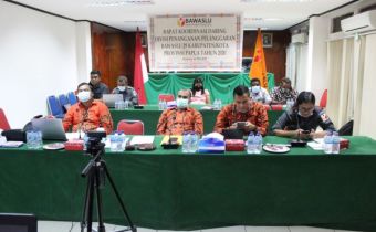 RAPAT KOORDINASI DARING DIVISI PENANGANAN PELANGGARAN SE-PROVINSI PAPUA