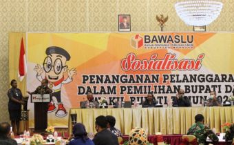 BAWASLU PAPUA BERSAMA GAKKUMDU PAPUA GELAR SOSIALISASI PENANGANAN PELANGGARAN DI KABUPATEN MERAUKE