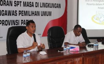 DALAM PERSIAPAN SKPP TINGKAT MENENGAH BAWASLU PAPUA GELAR TOT (TRAINING OF TRAINER) BAGI FASILITATOR