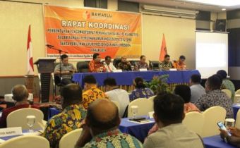 BAWASLU PAPUA GELAR RAPAT KOORDINASI PEMBENTUKKAN PTPS