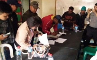 PSU 18 distrik Kab.Tolikara di Tunda
