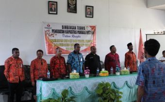 BAWASLU PAPUA HADIR DALAM BIMTEK PENINGKATAN KAPASITAN SDM PANDIS SE-KABUPATEN MAMBERAMO RAYA