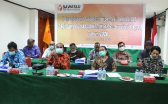 PENGELOLAAN DATA DAN INFORMASI BERBASIS IT, BAWASLU PAPUA : DAPAT MENJADI BANK DATA BAWASLU SE-PROVINSI PAPUA