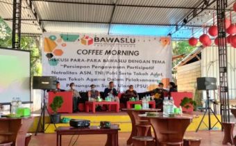 BAWASLU PROVINSI PAPUA BANGUN SINERGITAS MELALUI PARA-PARA BAWASLU BERSAMA TNI, POLRI, KPU DAN TOKOH MASYARAKAT NABIRE