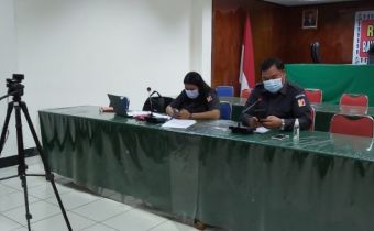 BAWASLU PAPUA LAKSANAKAN APEL DARING PENINGKATAN KAPASITAS BAWASLU SE-PROVINSI PAPUA
