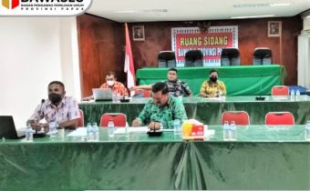 BAWASLU PAPUA LAKSANAKAN RAPAT KOORDINASI PENYUSUNAN TIME-LINE DAN PELAKSANAAN PROGRAM KERJA DIVISI PENANGANAN PELANGGARAN BERSAMA BAWASLU KAB/KOTA SE-PROVINSI PAPUA