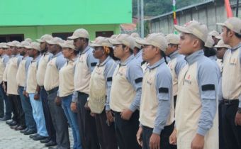 MENUJU 17 APRIL 2019, BAWASLU PAPUA GELAR APEL SIAGA 