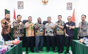 Bawaslu Provinsi Papua  Terima Audiensi Tim Kemenkopolhukam dalam rangka Kesiapan Menjelang Pemilu Serentak 2024