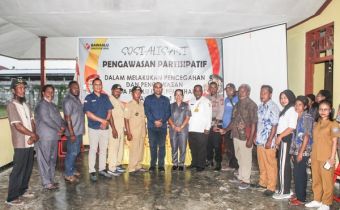 Bawaslu Provinsi Papua Hadiri Sosialsisasi Pengawasan Partisipatif dan Deklarasi Kampung Gwin Jaya sebagai Kampung Siaga Pengawasan Partisipatif