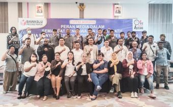 Bawaslu Provinsi Papua Jalin Koordinasi dengan Media Masa demi Gelorakan Semangat Pengawasan Partisipatif