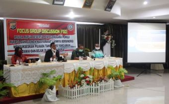 BAWASLU PAPUA HADIRI KEGIATAN FGD POLDA PAPUA BERSAMA PENYELENGGARA PEMILU DAN TOKOH MASYARAKAT